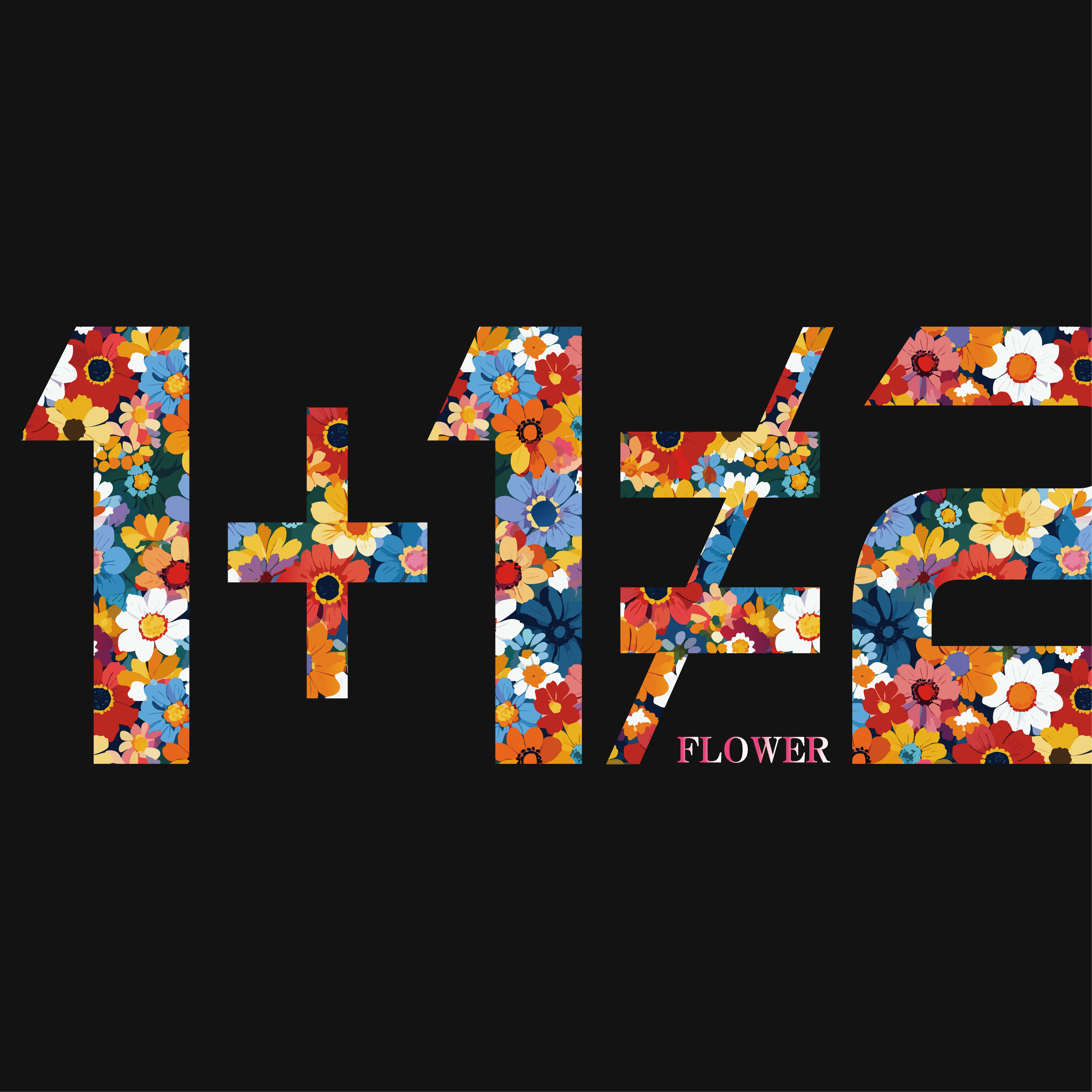 1000NIN music cover artwork for FLOWER.